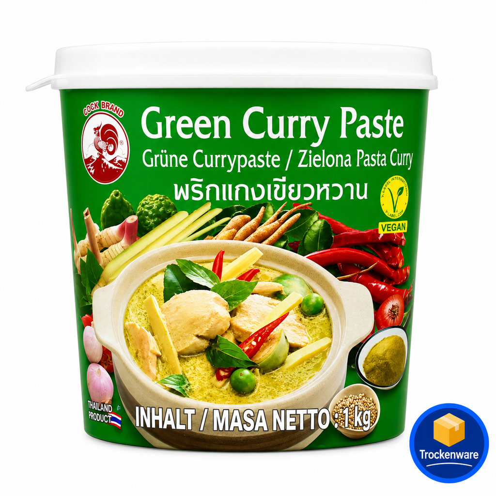 [1201] Cock Green Curry Paste 1kg