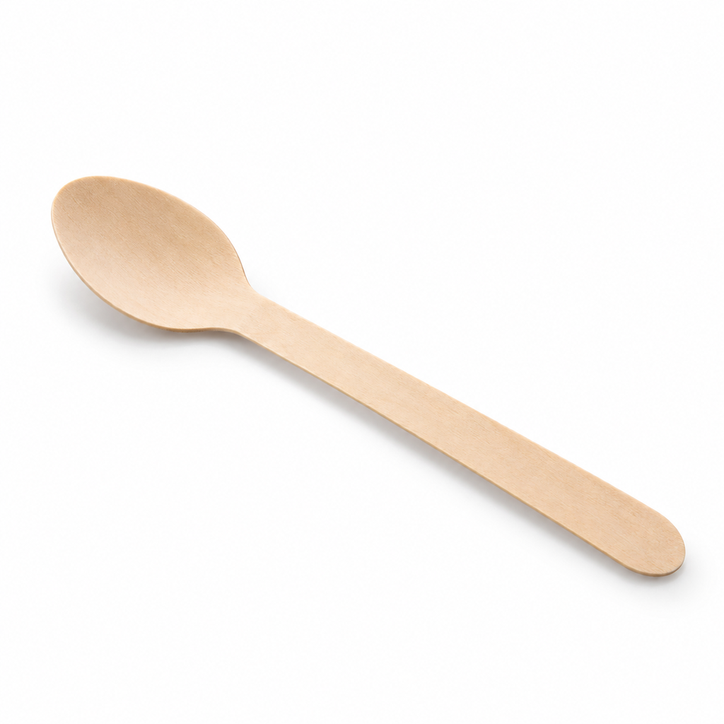 [5101] Einweg Holz Löffel 160mm 100Stück