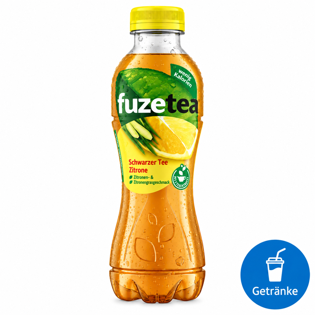 [9555] Fuze Tea Zitrone 12x400ml zzgl. Pfand