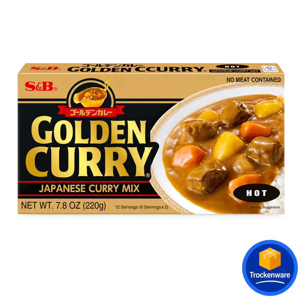 [1204] S&B GOLDEN CURRY HOT 220g