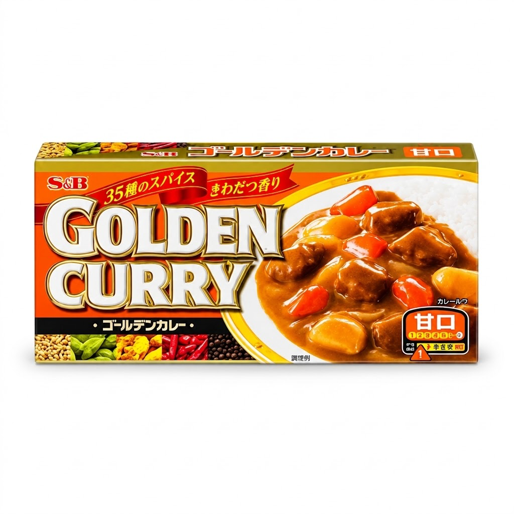 [1206] S&B GOLDEN CURRY MILD 220 g