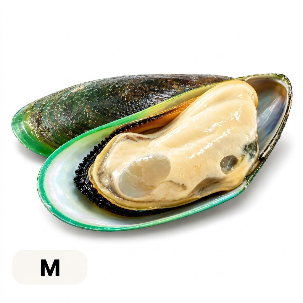 [2451] Grünschalenmuscheln halb M 1kg