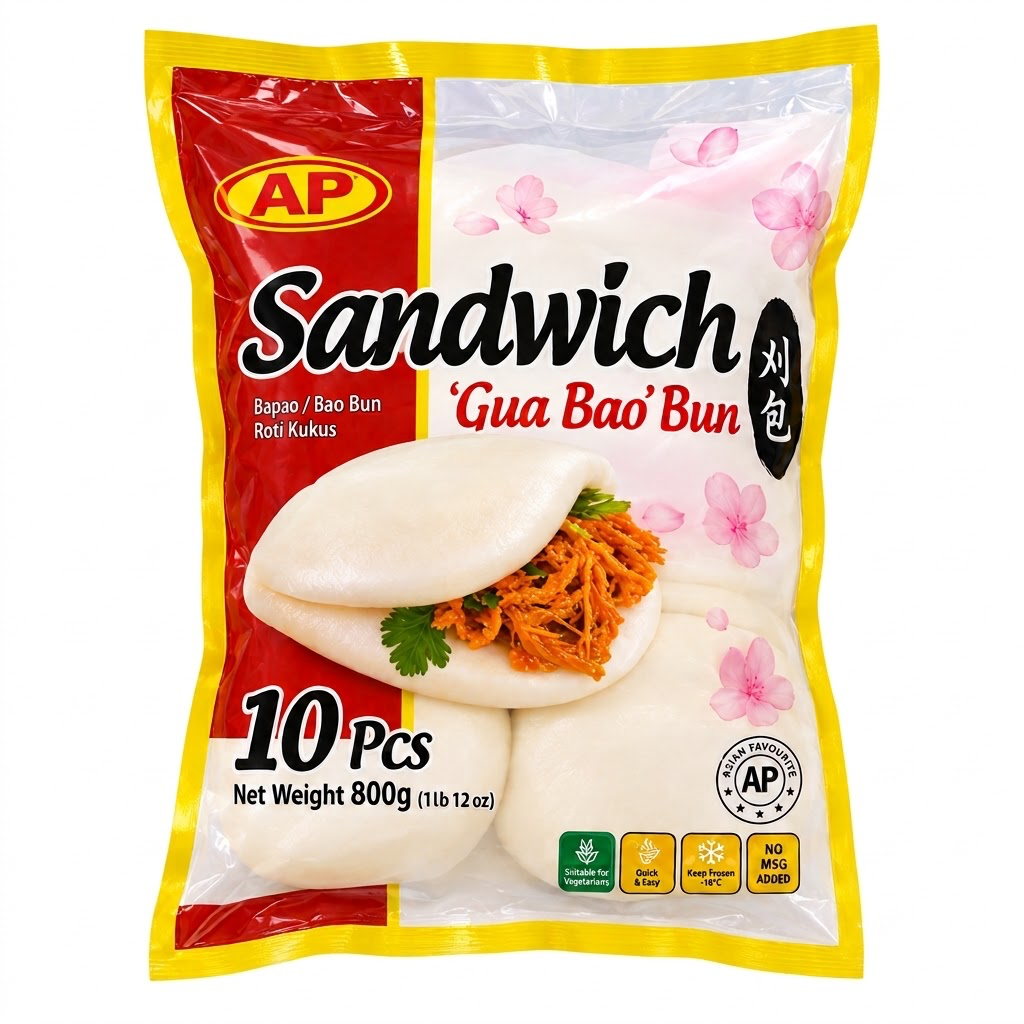 [2261] Gua Bao Buns XXL 10x80g