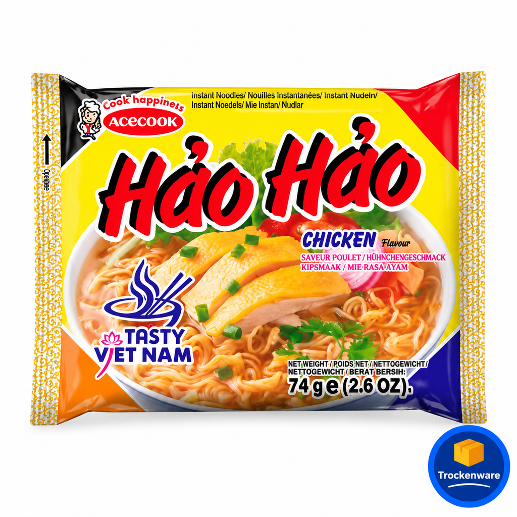[1429] Hao Hao Instant Nudeln Huhn 30 x 74 g Karton