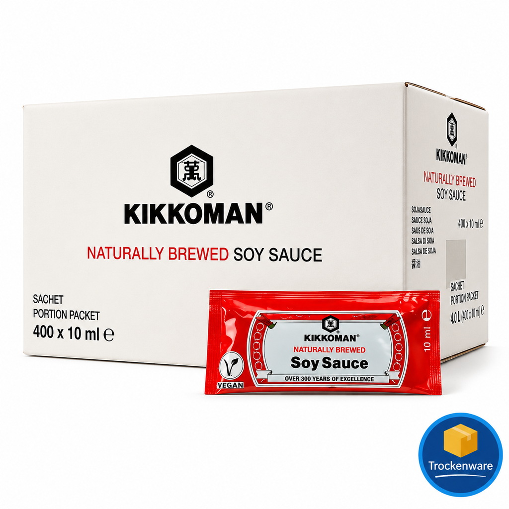 [1032] Kikkoman Sojasauce 400 Stück x 10 ml Portionsbeutel