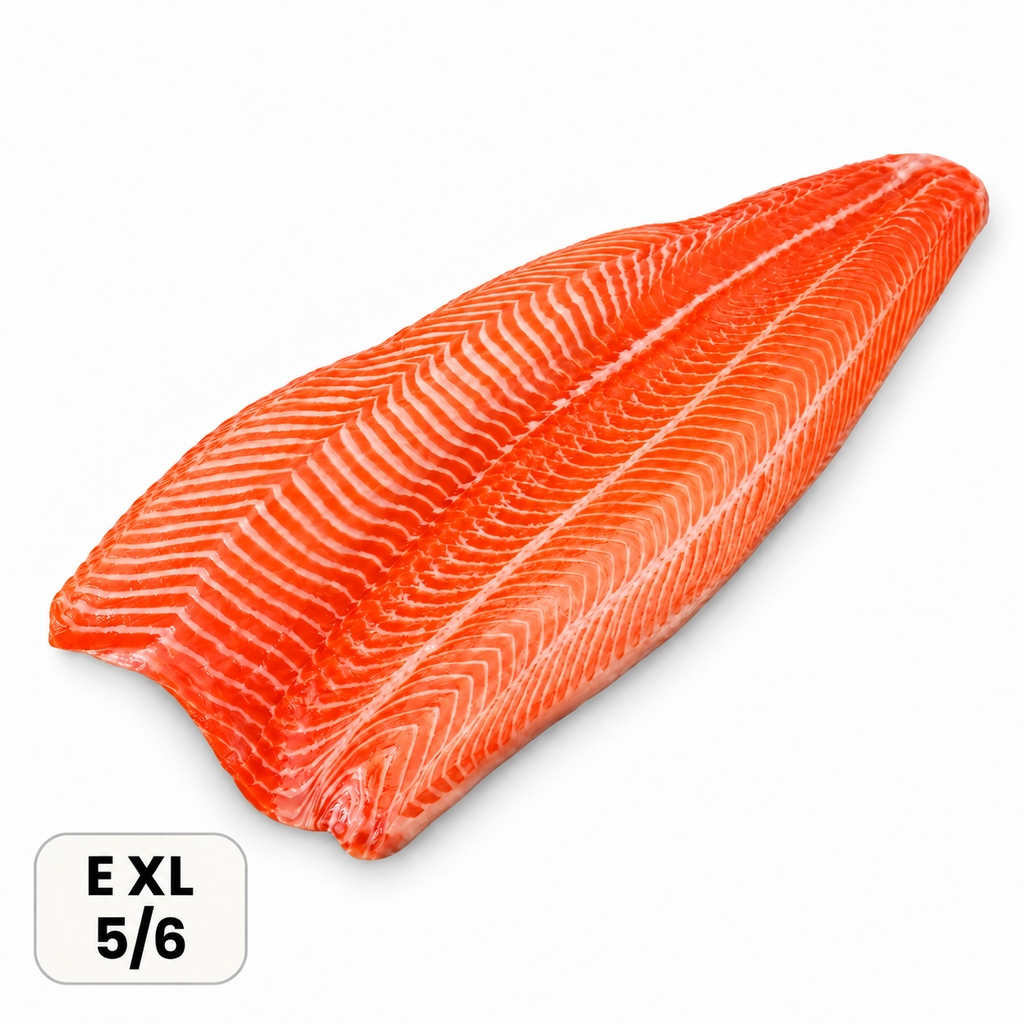 [2303] Lachsfilet TK Trim E XL 5/6 ca.11-14 kg Kiste - je kg
