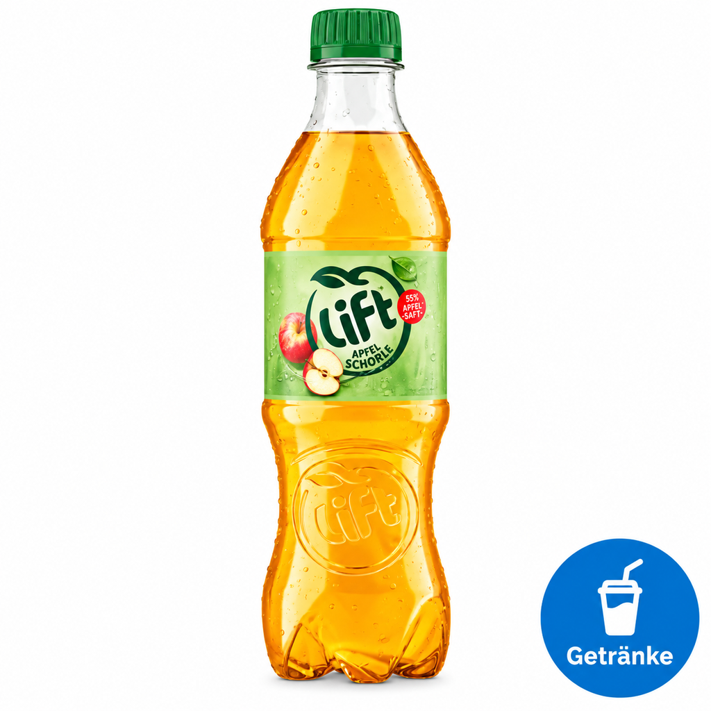[9556] Lift Apfelschorle PET 12x0,5l zzgl. Pfand