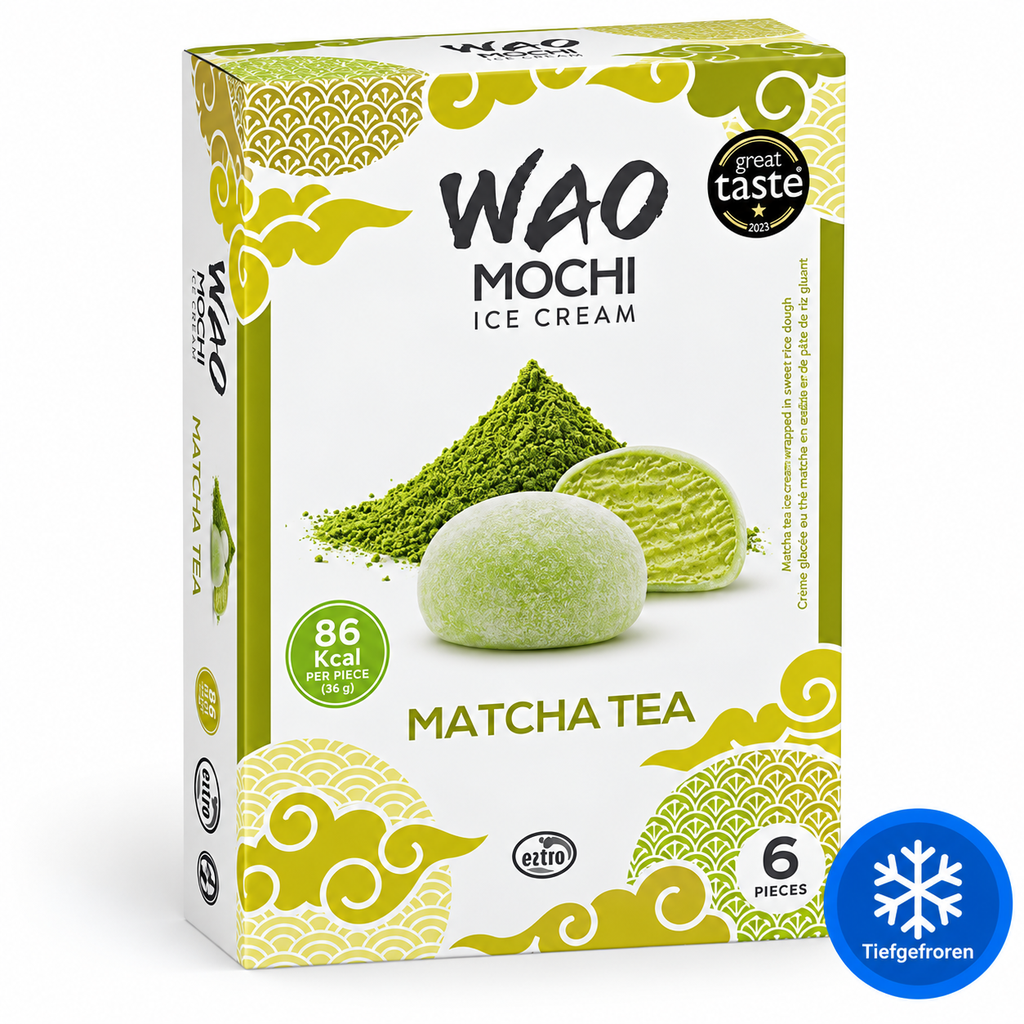 [2422] WAO Mochi Eis Matcha Tea 6er pack