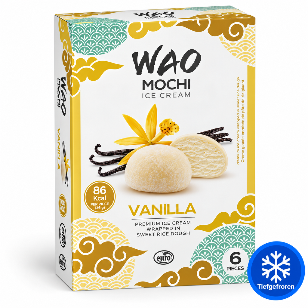 [2425] WAO Mochi Eis Vanille 6er Pack