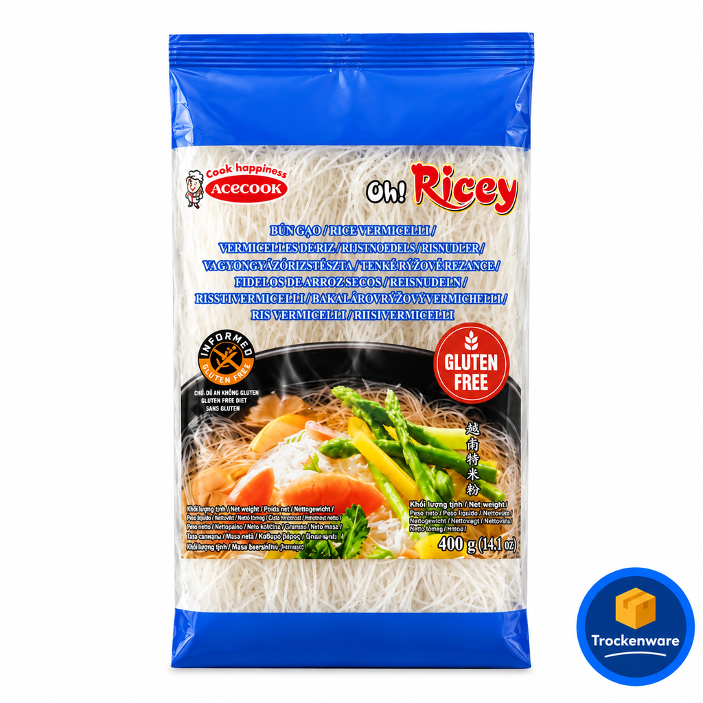 [1415] OH!RICEY Reisnudeln Bun Kho blau 2mm 400g