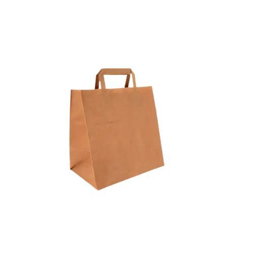 [5901] Papiertragetaschen Braun XL 250 Stück (Karton)