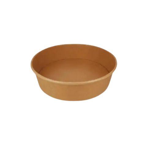 [5057] Papp-Salatschale 900ml Ø184mm Braun 300Stück