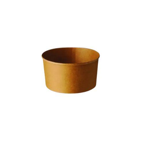 [5603] Papp-Suppenbecher 350ml/12oz Ø110mm Kraft-Braun 1000Stück