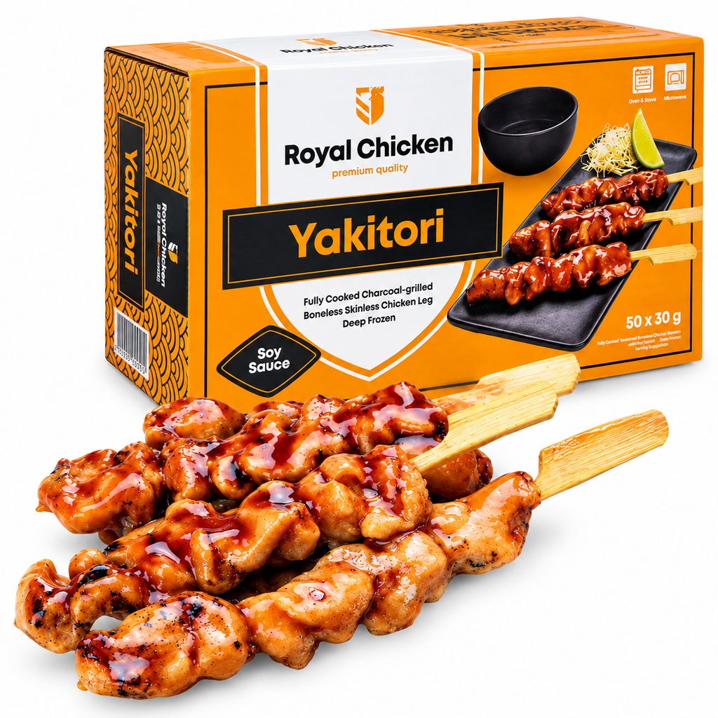 [2955] Royal Chicken Yakitori-Spieße 30g Original 1,5kg