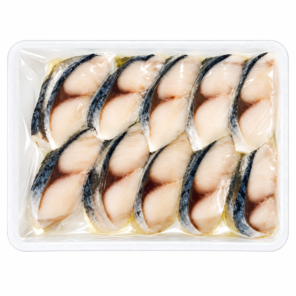 [2853] Shime Saba Makrelen Scheiben 160 g Schale