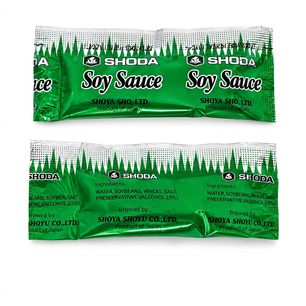 [1034] Shoda Sojasauce Shoyu Portionsbeutel 200 Stück x 6,8 ml