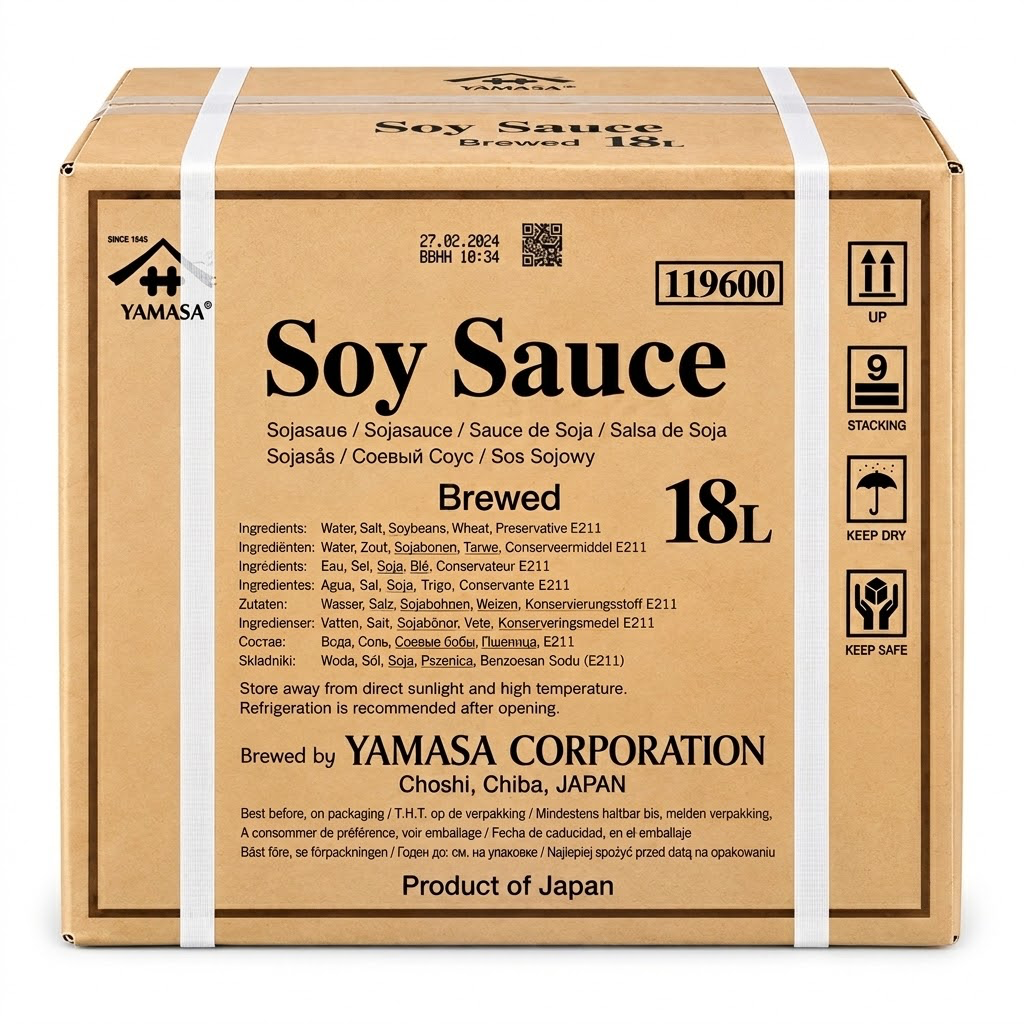 [1043] Yamasa Shoyu Sojasauce 18 L