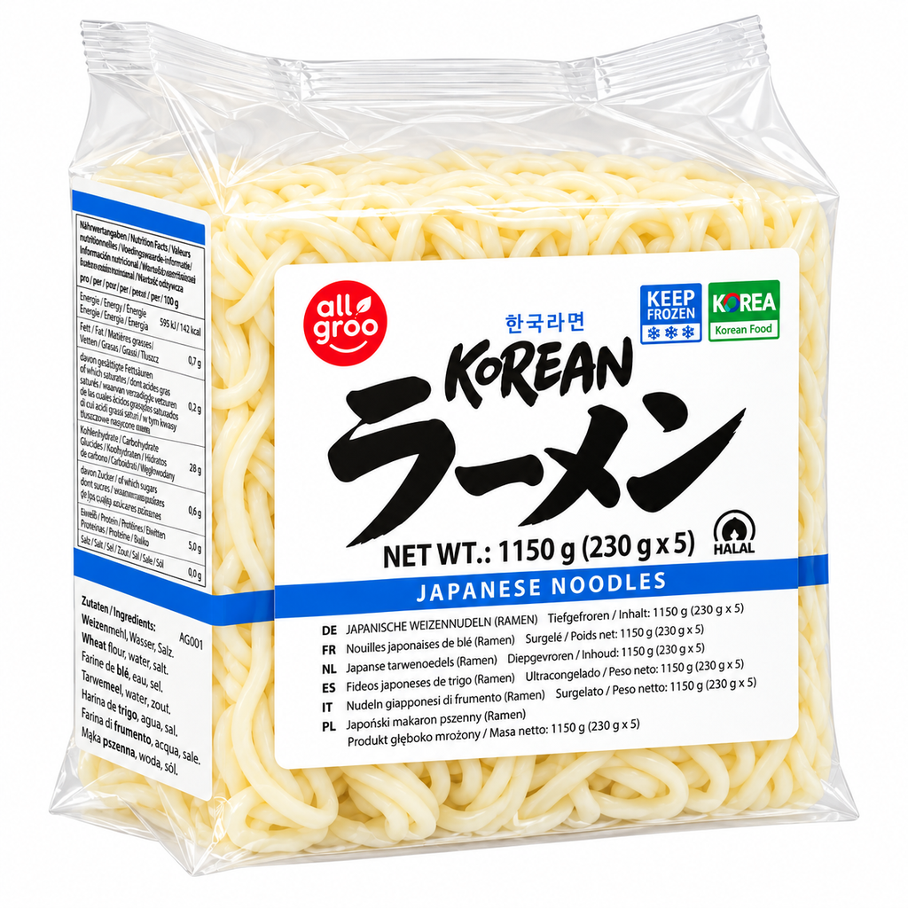 [2651] allgroo TK Ramen Nudeln 5x230g