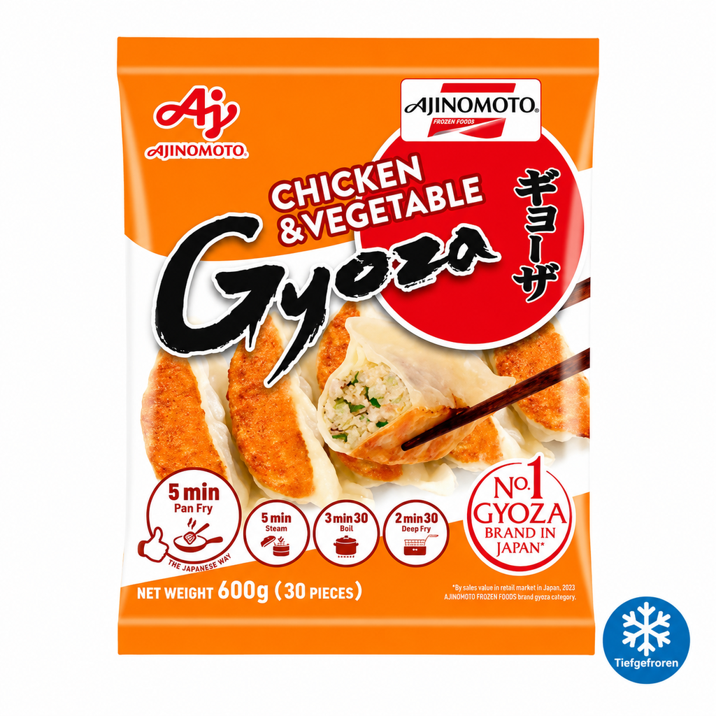 [2258] Ajinomoto Gyoza Chicken & Vegetable 600 g
