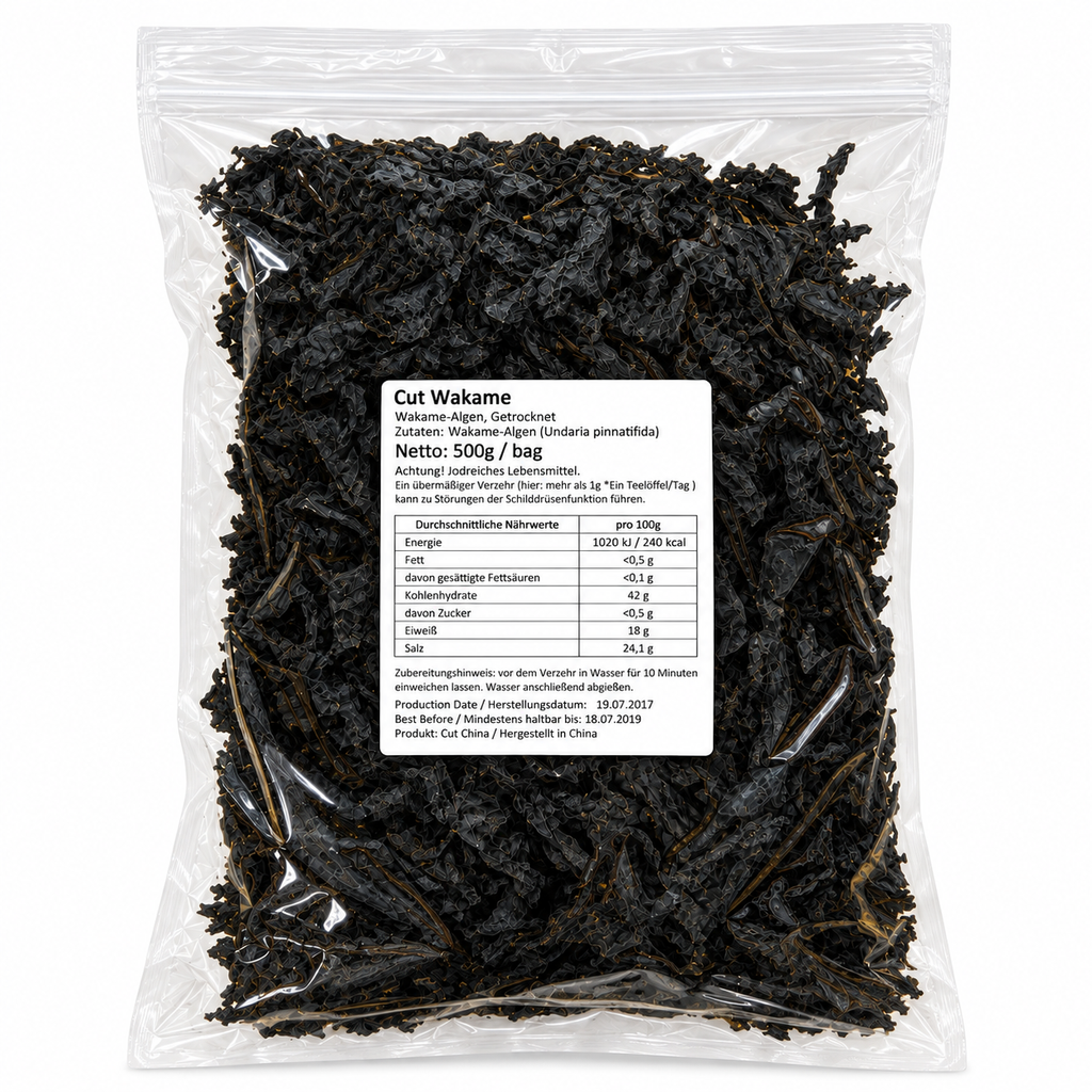 Cut Wakame 500 g für Miso Suppe
