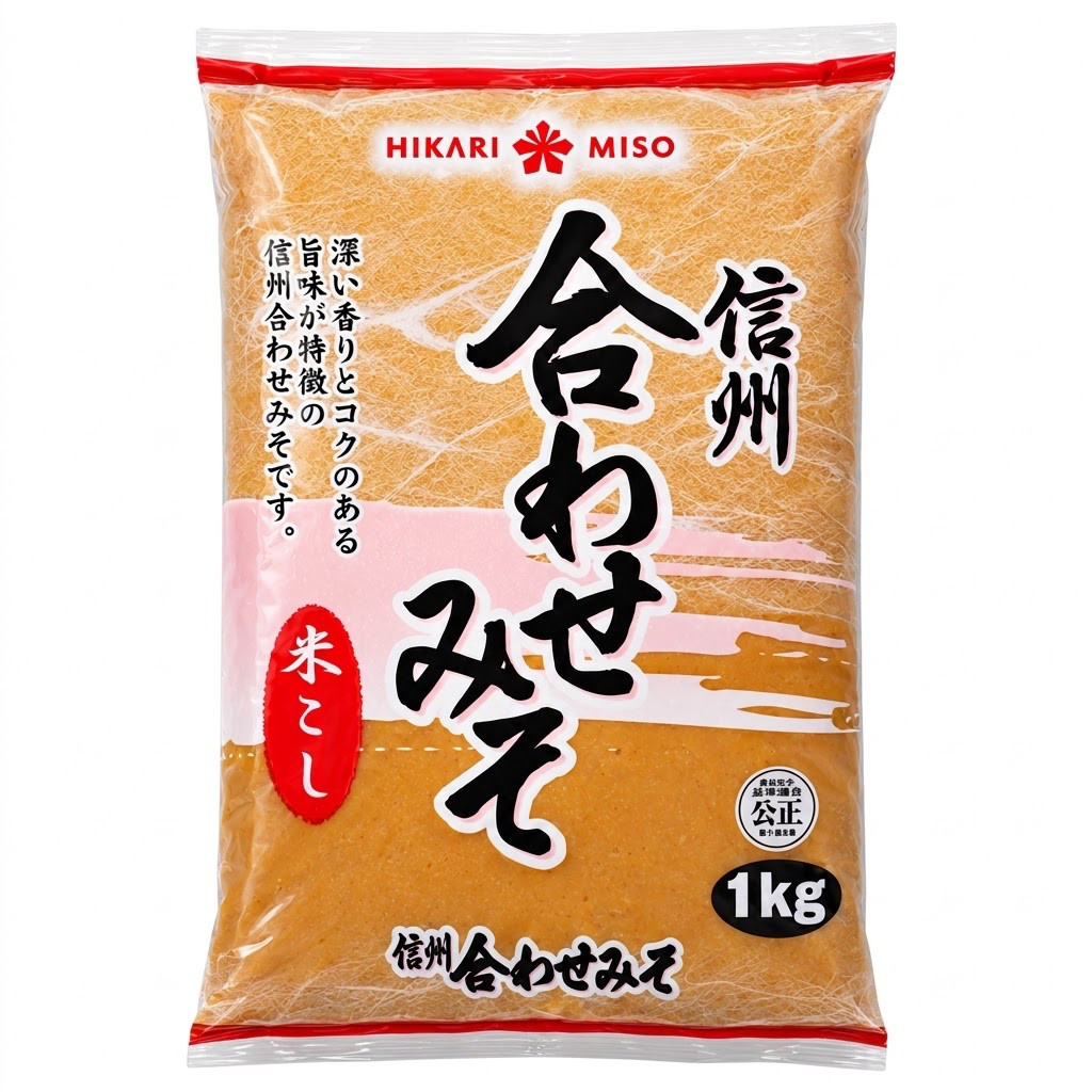 [1211] Hikari Miso Dunkel Sojabohnenpaste 1 kg