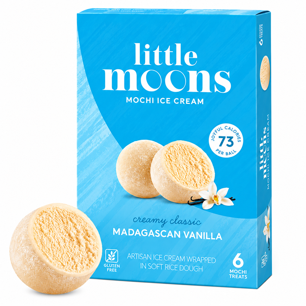 [2414] Little Moons Mochi Vanille Eiscreme 10x6 Stück