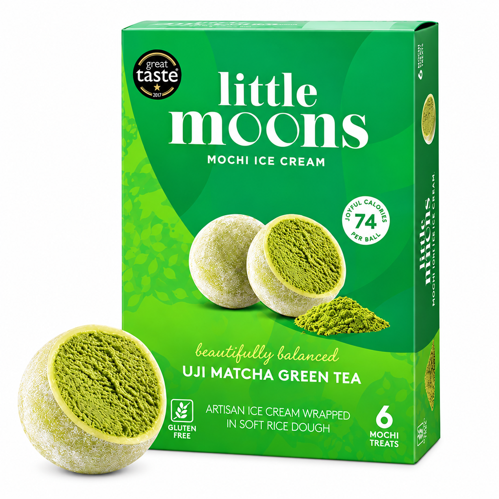 [2413] Little Moons Mochi Match Grüner Tee Eiscreme 10x6 Stück