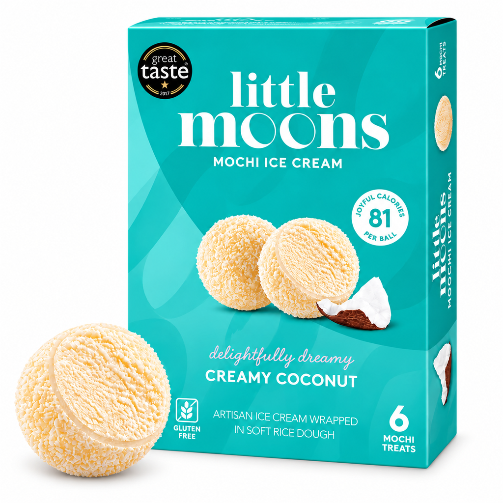 [2411] Little Moons Mochi Eiscreme Kokos 10x6 Stück